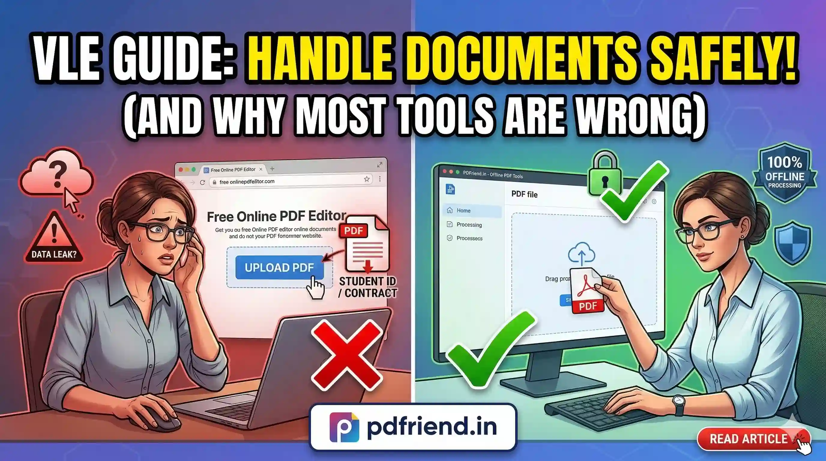 VLE Guide: Handling Documents Safely